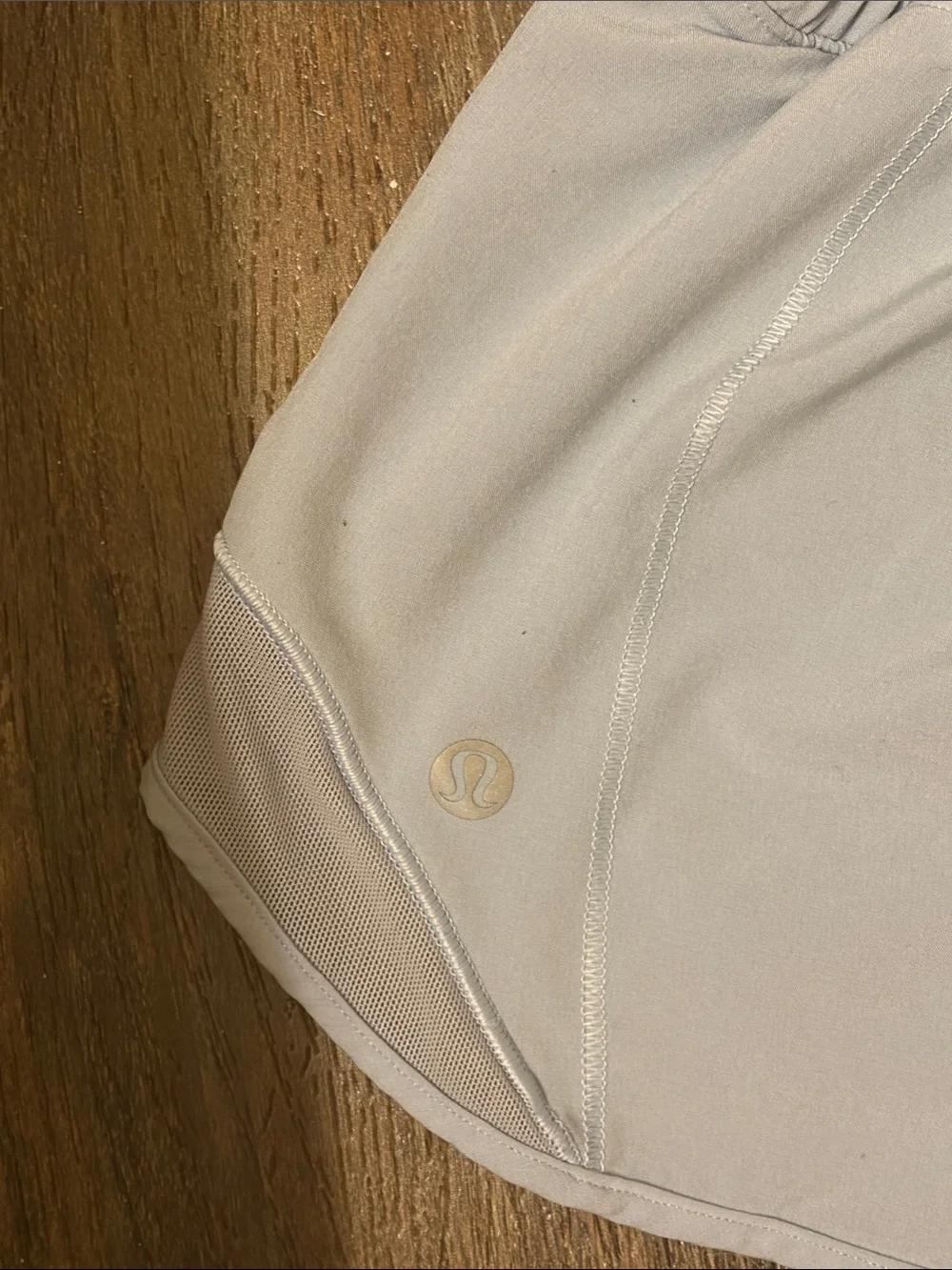 Lululemon Light Blue Women's Hottie Hot Shorts - Elastic Waist